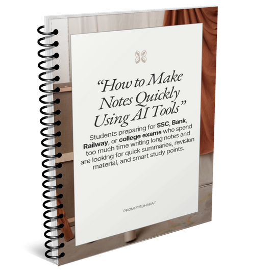 Guide to make notes using Ai